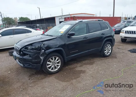 2014 Jeep Cherokee Limited from USA, damaged, VIN 1C4PJMDB7EW296945